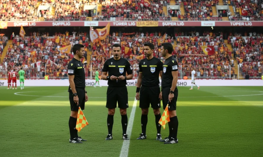 Trendyol 1. Lig 29. Hafta: Sahada Görev Alacak Hakemler Belirlendi